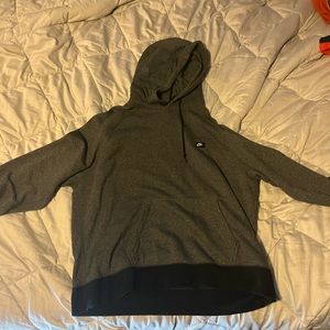 Gray Nike hoodie